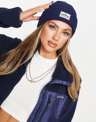 Columbia Lost Lager beanie in navy