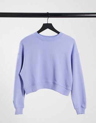 Pull & Bear sweatshirt in washed blue