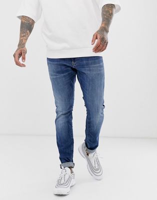 G-Star skinny fit jeans in medium aged-Blues