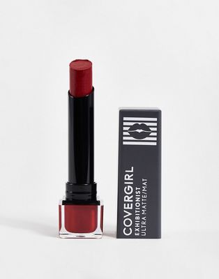 CoverGirl Exhibitionist 24HR Ultra-Matte Lipstick in The Real Thing-Red