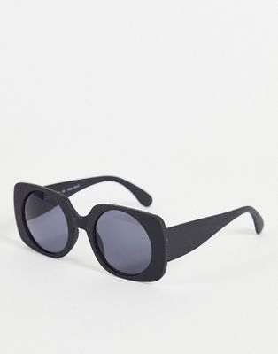 AJ Morgan square frame sunglasses in black