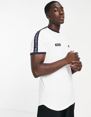 ellesse Fede t-shirt with taping in white