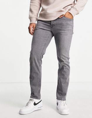 Jack & Jones Intelligence Mike straight fit jeans in vintage in light gray-Grey