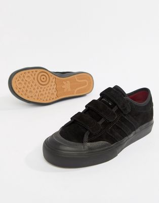 adidas Skate Boarding Matchcourt Cf Sneakers With Straps-Black