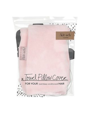 Kitsch Towel Pillow Cover in Blush-Pink