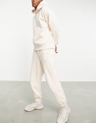 adidas Originals x Pharrell Williams premium sweatpants in ecru-Neutral