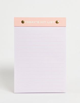 Typo to do list planning pad in lilac-Purple