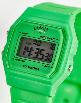 Limit digital watch in mint green