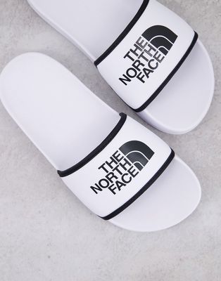 The North Face Base Camp slides in white