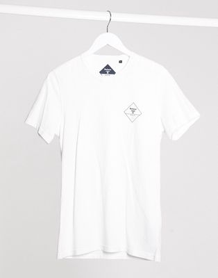 Barbour Beacon diamond logo t-shirt in white