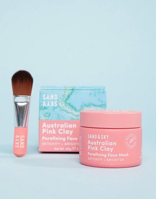 Sand & Sky Australian Pink Clay Porefining Face Mask 2.1 oz-No color