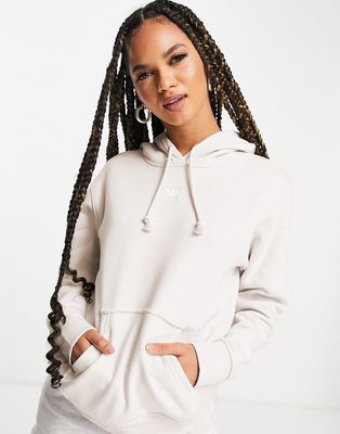 adidas Originals Essentials hoodie in wonder white
