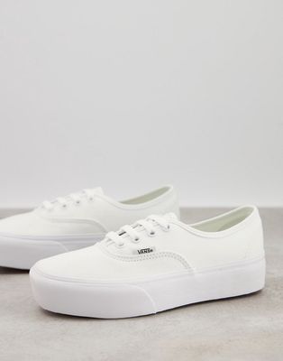 Vans Authentic Platform 2.0 sneakers in white