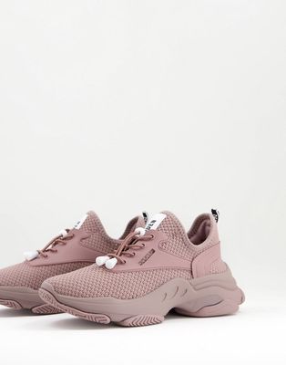 Steve Madden Match chunky sneakers in mauve-Pink