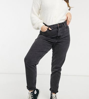 New Look Curve mom jean in black