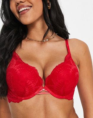 New Look boost bra in red
