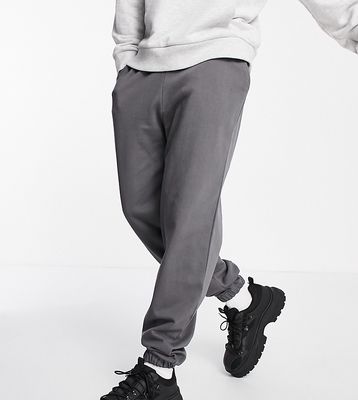 COLLUSION sweatpants in charcoal gray-Grey