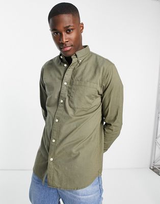 Selected Homme shirt in khaki-Green