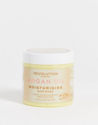 Revolution Hair Mask Moisturizing Argan Oil-No color