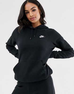 Nike Essentials Fleece hoodie in black