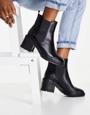 Timberland sienna high chelsea boots in black