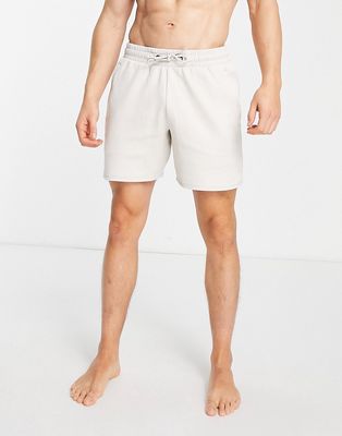 Gilly Hicks go breathe lounge shorts in pumice stone-Gray