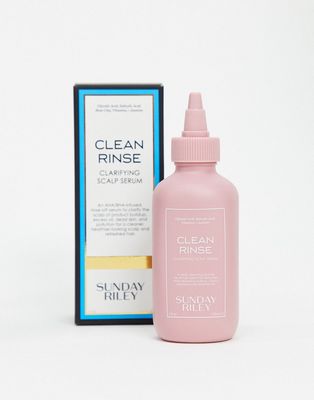 Sunday Riley Clean Rinse AHA/BHA Clarifying Scalp Serum 4 fl oz-Clear