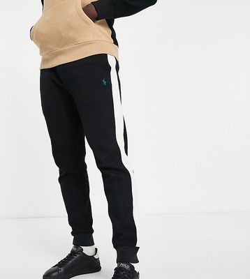 Polo Ralph Lauren x ASOS exclusive collab sweatpants in black with side stripe and pony logo
