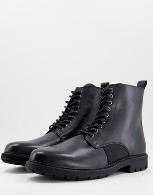 Bolongaro Trevor tacama leather boots-Black
