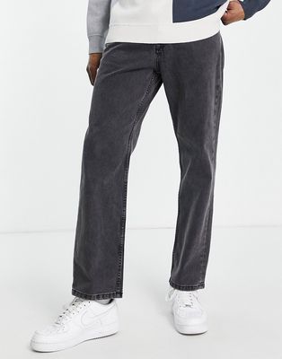 Only & Sons Edge loose fit jeans in washed black