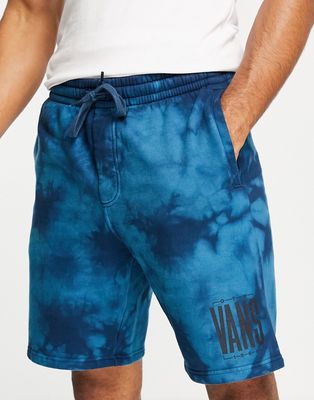 Vans Tall Type fleece shorts in blue-Blues