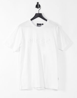 Nicce mercury logo t-shirt in white