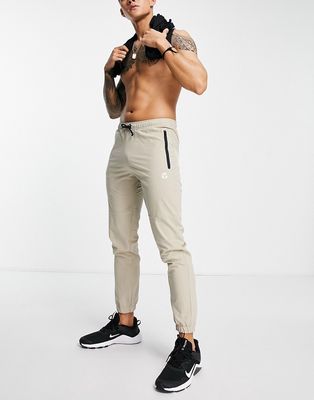 Gym 365 tactical joggers in stone-Neutral