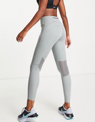 Nike Running Dri-FIT Fast leggings in gray-Grey