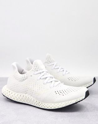 adidas Running 4D Futurecraft sneakers in chalk white