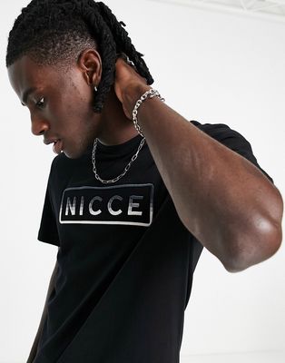 Nicce powell embroidered t-shirt in black