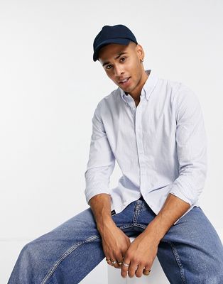 Abercrombie & Fitch slim shirt in white