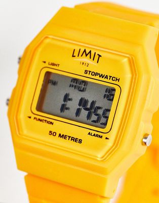 Limit digital watch in orange