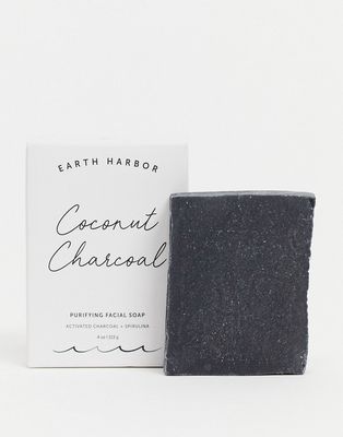 Earth Harbor Coconut Charcoal Purifying Facial Soap 4oz-No color