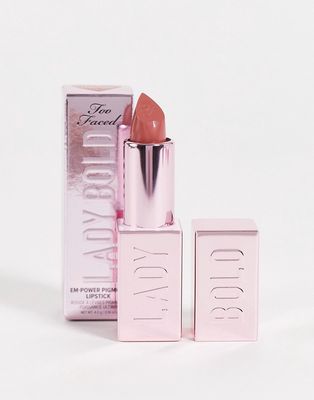 Too Faced Lady Bold EM-POWER Lipstick - I'm Thriving-Pink