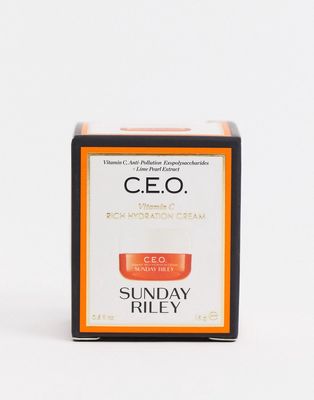 Sunday Riley CEO Vitamin C Rich Hydration Cream 0.5 fl oz-Clear