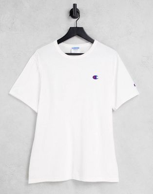 Champion small logo t-shirt in white