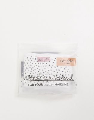 Kitsch Microfiber Spa Headband - Micro Dot-No color