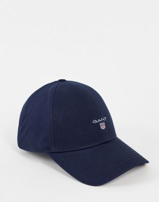 Gant cap in navy with small logo