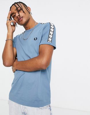 Fred Perry taped arm t-shirt in blue