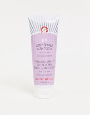 First Aid Beauty KP Bump Eraser Body Scrub with 10% AHA 8 oz-No color