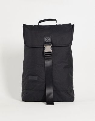 Consigned nylon clip backpack in black-Gray