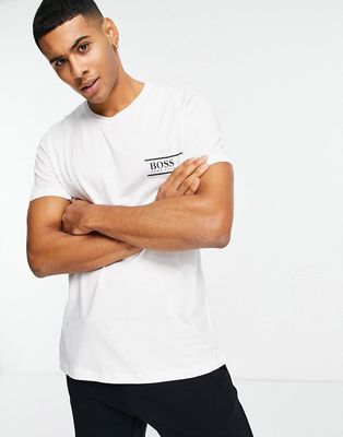 BOSS bodywear logo t-shirt in white