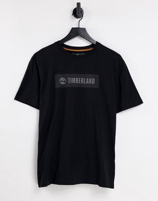 Timberland Block Linear t-shirt in black