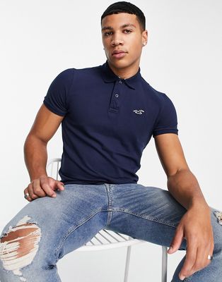 Hollister polo in navy